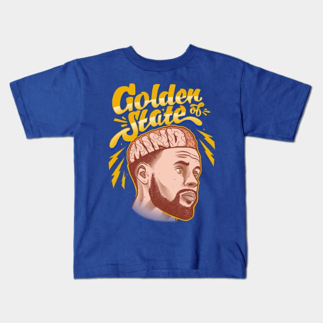 Golden "State of Mind" Kids T-Shirt by Rmada Concepts